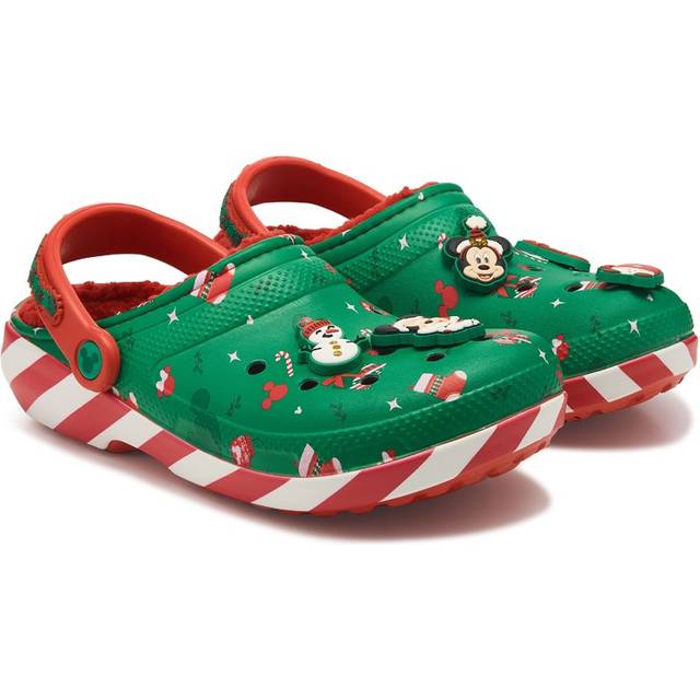 Crocs Mickey Xmas Lined Classic Clogs Crs210813 Multi 220