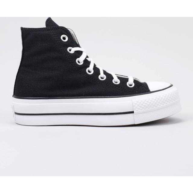 Chuck Taylor All Star Lift Canvas High Top Flatform Trainers - Black - 39 (5.5 to 6)