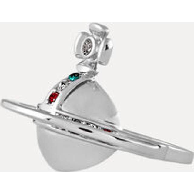 Vivienne Westwood Solid Orb Ring Silver Unisex