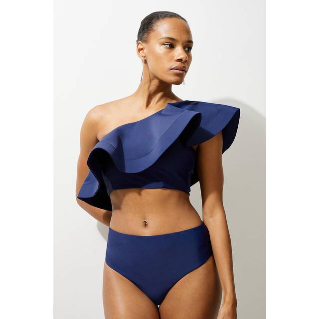 High Waist Bikini Bottom - Navy
