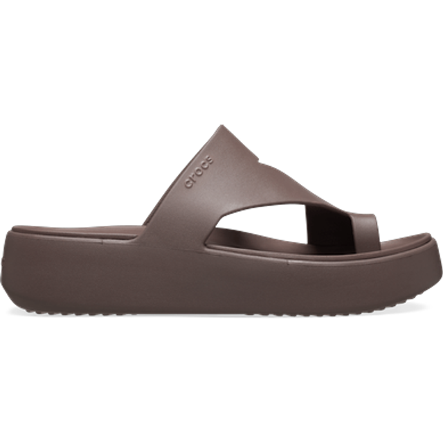Crocs Getaway Platform Toe Loop - Brown - US W10 (EU 41-42)