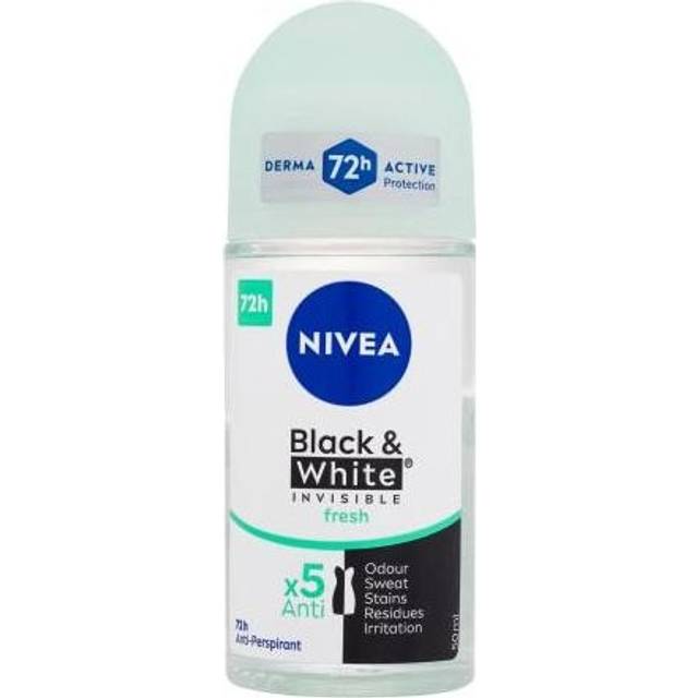 NIVEA Black & White Invisible Fresh Inga vita eller gula märken-antiperspirant 50 ml