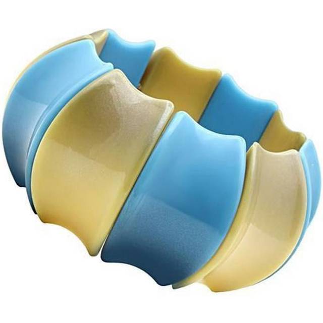 Alamode VL040-8 Women Resin Bracelet with Synthetic in Multi Color - 8 in. - Multicoloured