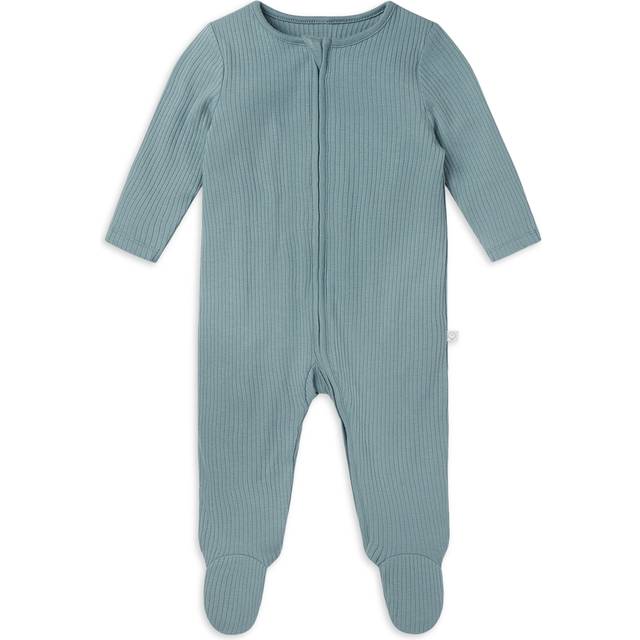 MORI Baby Clever Zip Ribbed Sleepsuit