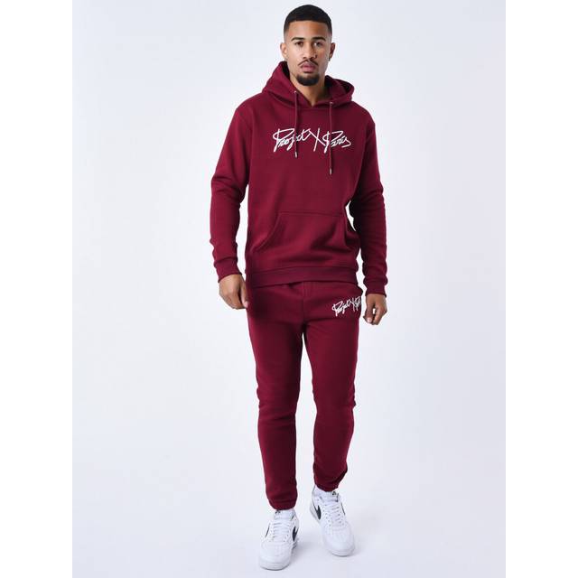 Project X Paris Basic Full Logo Tracksuit Bottoms - Rouge - S