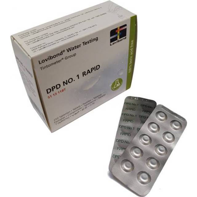 Lovibond DPD No1 Rapid Dissolve Tablets. 250 tablets