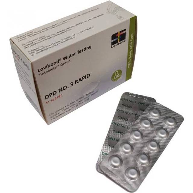 Lovibond DPD No 3 Rapid Dissolve Tablets-250