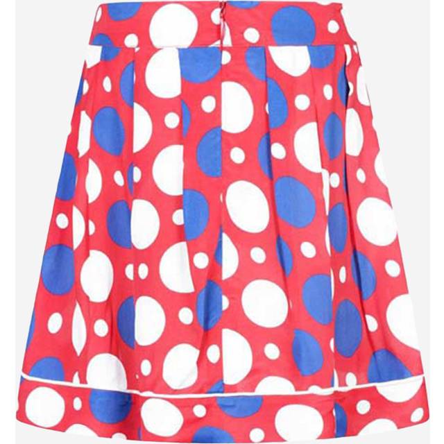 Marni Girls Spotted Silk Skirt - Red - Size 4Y