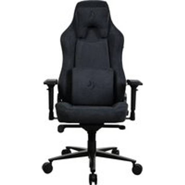 AROZZI Vernazza Supersoft Fabric Gaming Chair - Pure Black, Black
