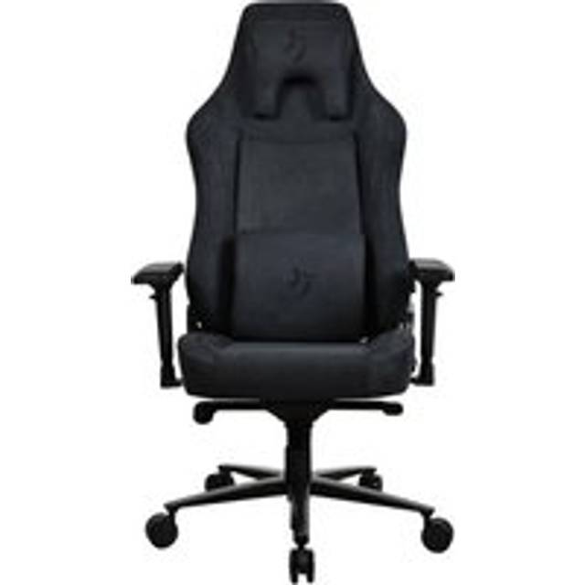AROZZI Vernazza XL Supersoft Fabric Gaming Chair - Black, Black