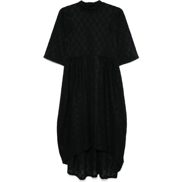 Henrik Vibskov - Very Turtle midi dress - women - Polyester/Elastane/Recycled Polyester - S - Black