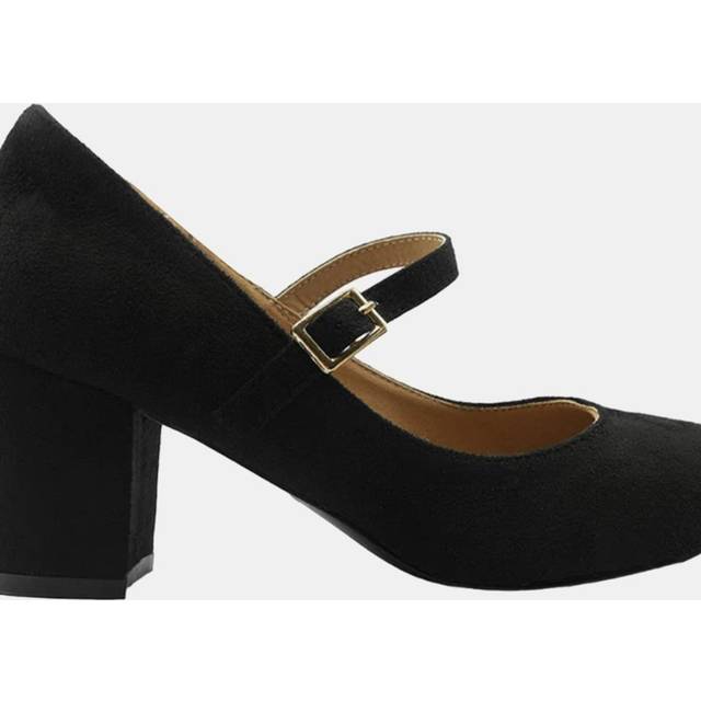 (8 UK, Black) Where's That From Womens/Ladies Araceli Block Heel Mary Janes