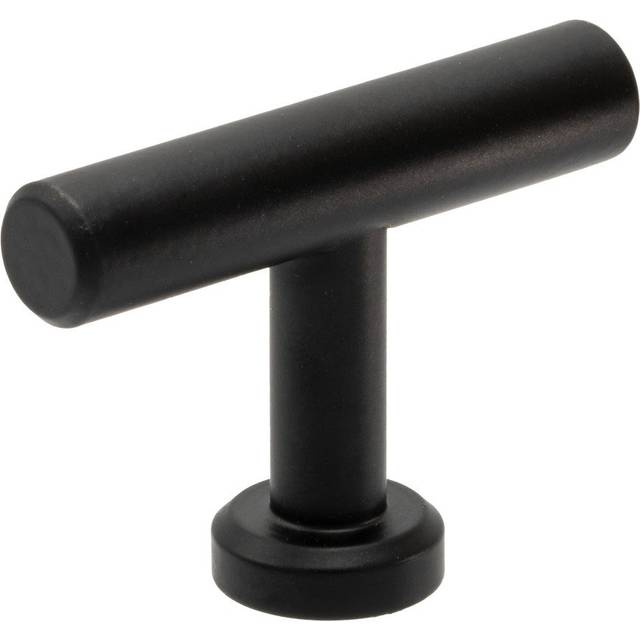 Beslag Design Knopp T viva (Kulör: Matt svart)