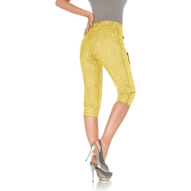 Heine Capri Trousers - Yellow