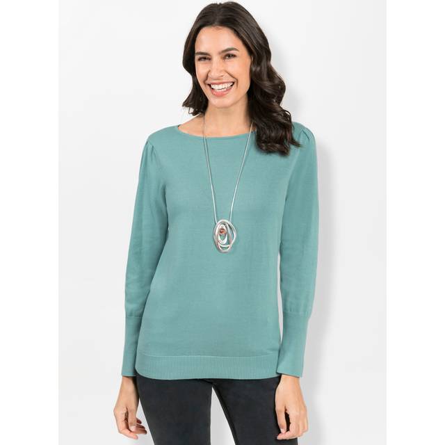 Witt Long Sleeve Boat Neck Jumper - Sage