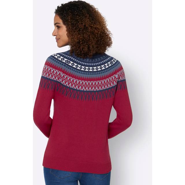 Witt Norwegian Style Sweater - Cherry Multi