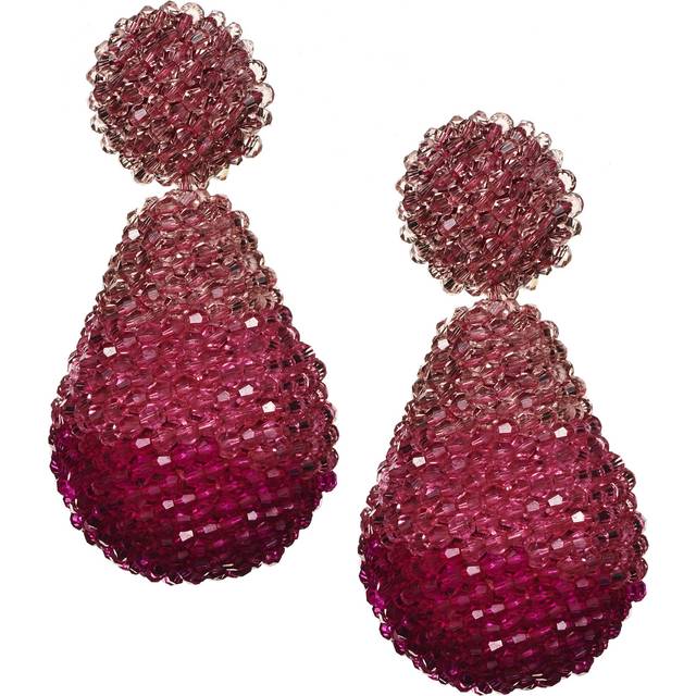 ELISE EARRINGS - RASPBERRY