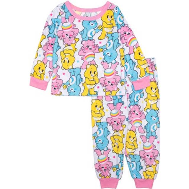 Care Bears 879275-toddler3t Care Bears Cast Long Sleeve All Over Print Toddlers 2-Piece Pajamas - Multi Color - Toddler 3T