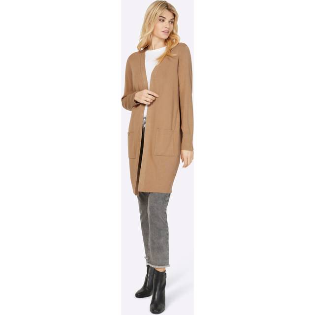 Heine Long Knitted Coatigan - Camel