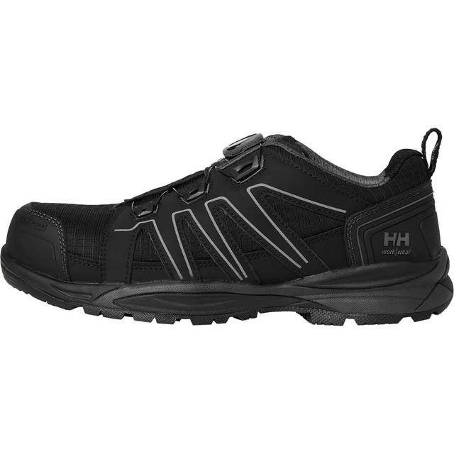 Helly Hansen Manchester Low Boa Trainers S3 78423 Black/Grey UK 9 - EU