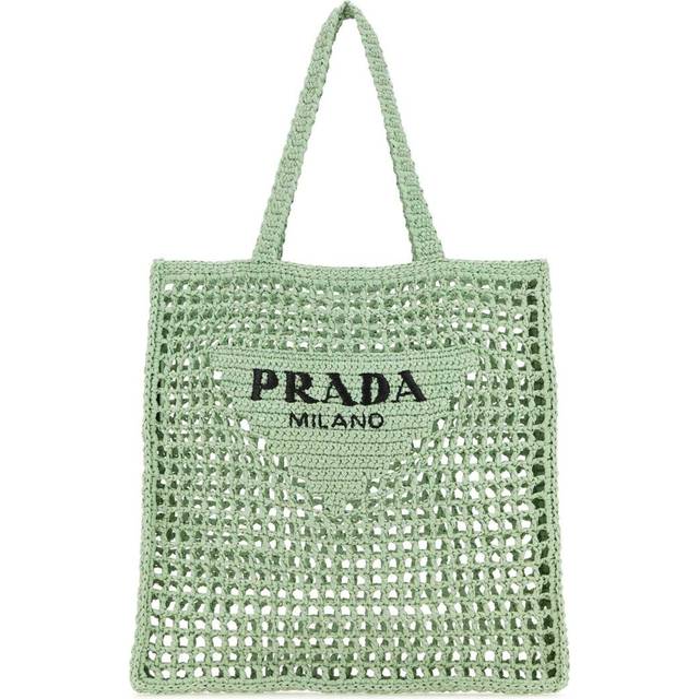 Sac cabas en crochet - Bleu - Taille Unique