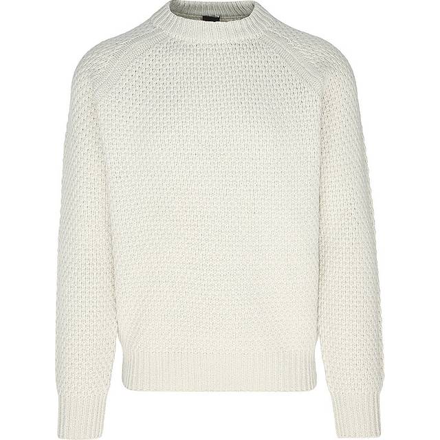 BOSS Armstrong Wool Knit Jumper Beige