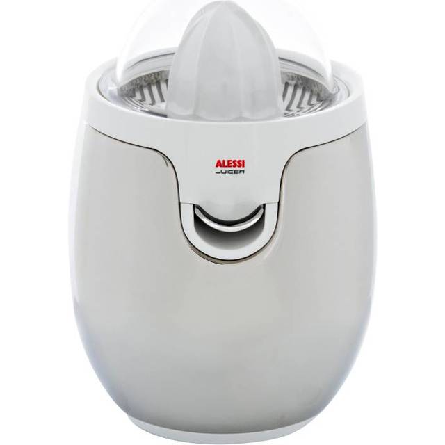 Alessi SG63 W elektrisk citronpress, rostfritt stål, vit, 1 x 29 x 10 cm, enheter, 1,0