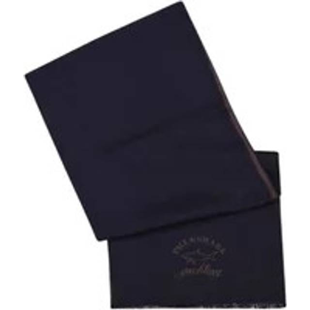Paul & Shark, Accessoarer, Herr, ONE Size, Broderad ullscarf - blue (ONE SIZE)