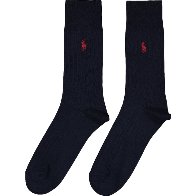 Polo Ralph Lauren Short Cotton Socks - Navy - 43-46