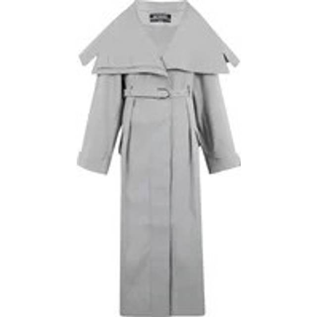 Jacquemus - Le trench Caruso - Gris Clair - Taille: 40