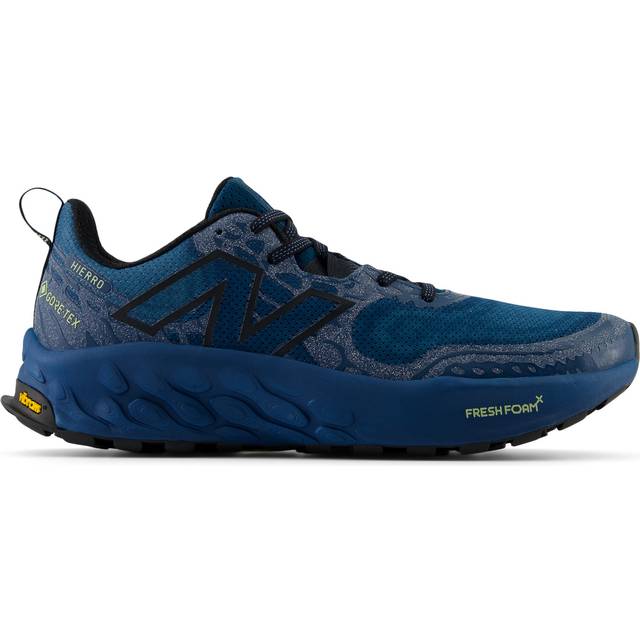 New Balance Mens Trail Running Fresh Foam X Hierro V8 Gore-tex Trainers - Blue, Blue, Size 7, Men