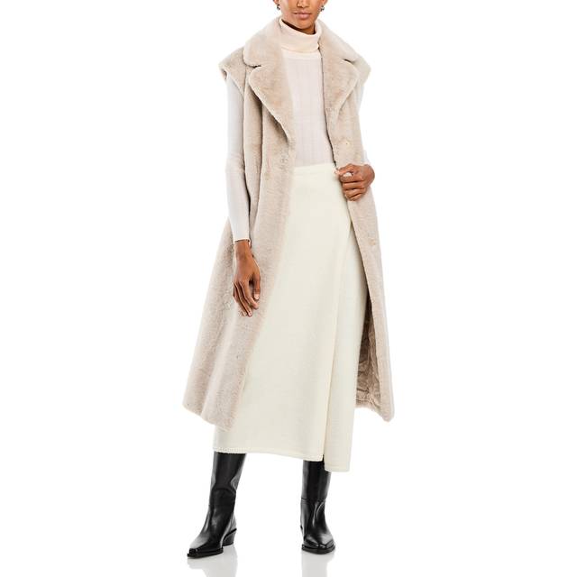 Herno Faux Fur Sleeveless Coat