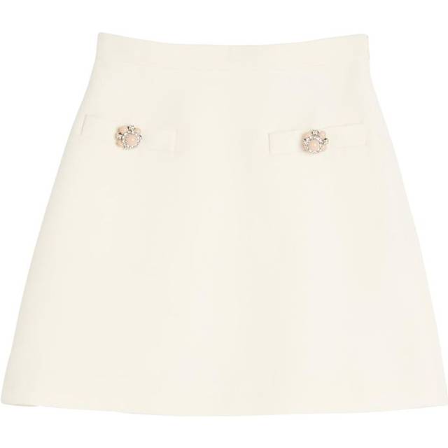 Valentino CREPE COUTURE SKIRT Woman IVORY 36