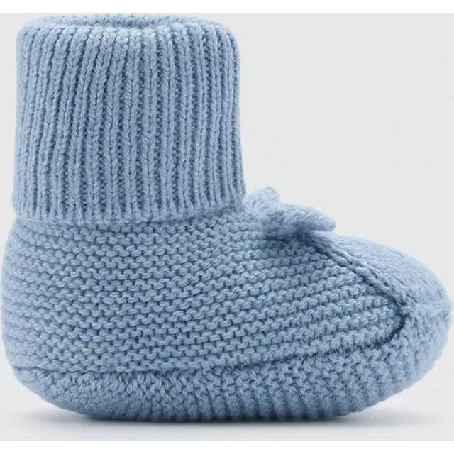 Mango Chunky Ribbed Rhino Socks, Medium Blue