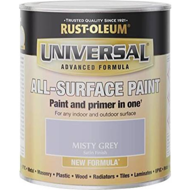Rust-Oleum Universal All-Surface Satin Finish Paint &Ndash; Misty Grey