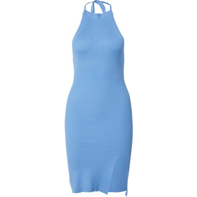 UC Ladies UC Rib Knit Halterneck Dress Blue / 4XL Klänning