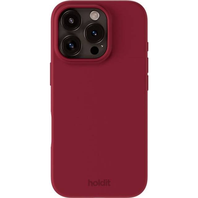 HOLDIT Silicone Case Red Velvet |Röd |IPHONE 16PRO MAX