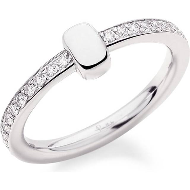 White Gold and Diamond Pomellato Together Ring - 52
