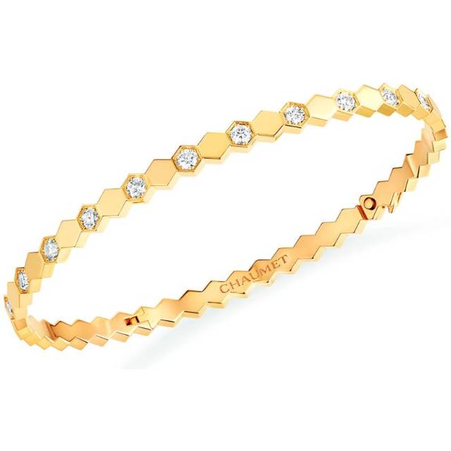 Yellow Gold and Diamond Bee de Chaumet Bangle - 15