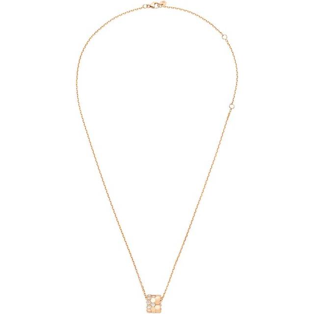 Medium Rose Gold and Diamond Bee de Chaumet Necklace - One size