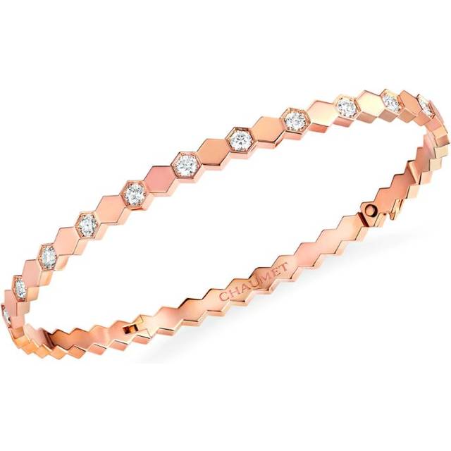 Pink Gold and Diamond Bee de Chaumet Bracelet - Rose Gold - 15