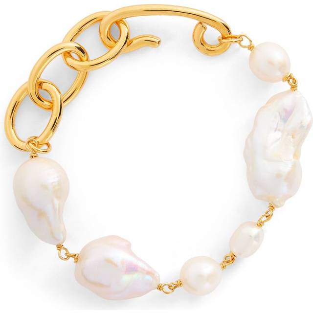 Jil Sander Freshwater Pearl Bracelet - Yellow - One size