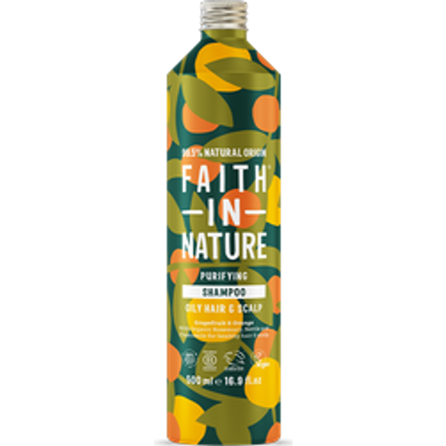 Faith In Nature Grapefruit & Orange Shampoo – 500ml Aluminium