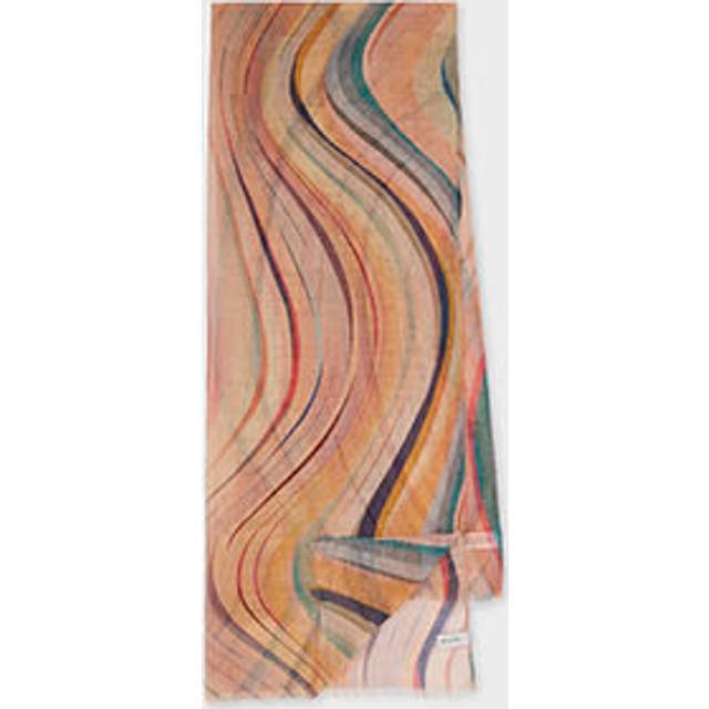 Paul Smith Women's Linen-Blend 'Swirl' Scarf Multicolour - One Size