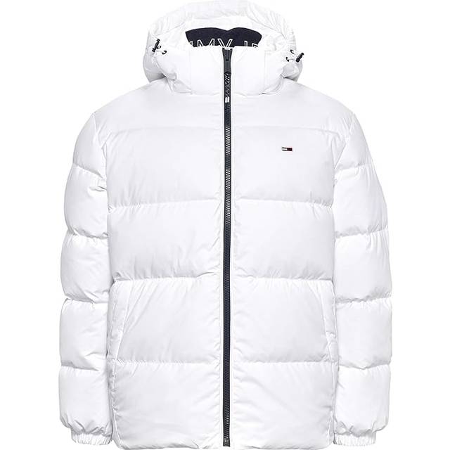 Tommy Jeans herr TJM ESSENTIAL DOWN JACKA EXT DM0DM19786 andra jackor, vit (vit), 3XL, Vit (vit), 3XL stor