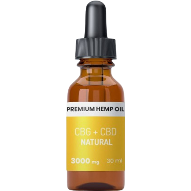 Premium CBG + CBD-olja 10% 1000-3000mg - 10 ml