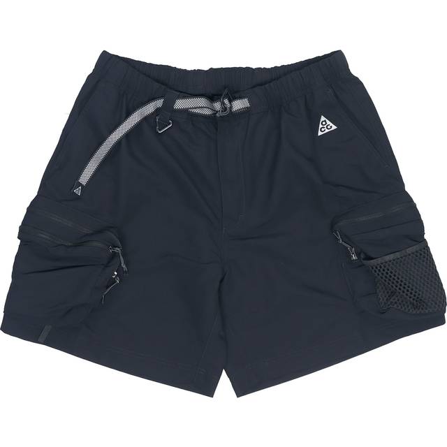 Nike ACG Snowgrass Solid Color Cargo Pocket Shorts Black DN3946-070 - MULTI-COLOR