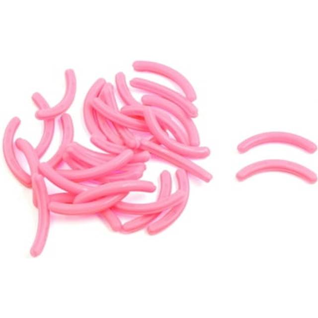 Sourcingmap 30pcs Pink Soft Rubber Ladies Cosmetic Makeup Eyelash Curler Refill Replace Pads