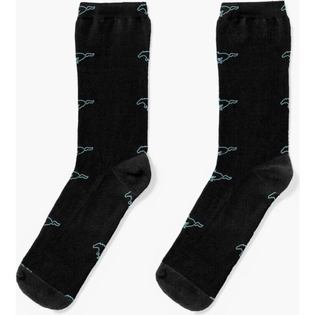 Dress Socks Ford Mustang Mach E Novelty Fancy Crazy Pattern Crew Casual for Men Women