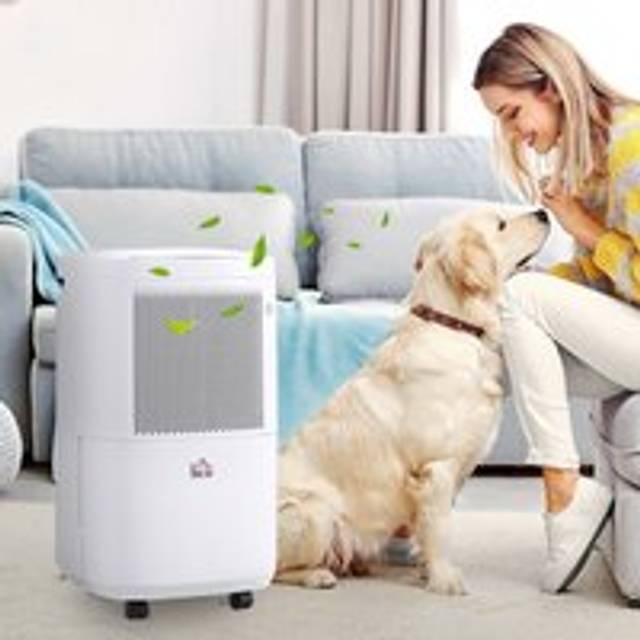10L/Day 2200ML Portable Quiet Dehumidifier with WiFi Smart App Control